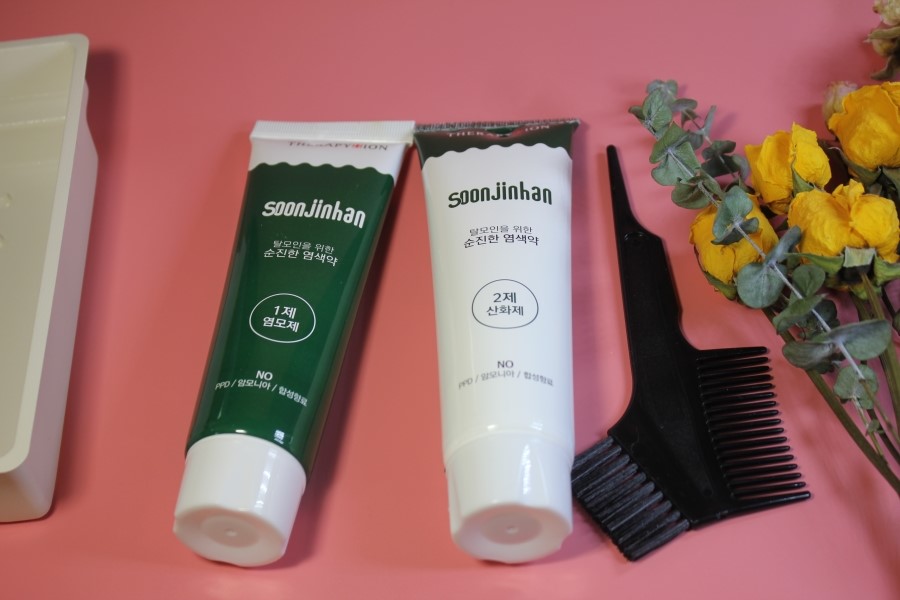 새치염색약 간만에 순하고 진하게 색이 잘나온 테라피션 순진한염색약 관련 이미지 9