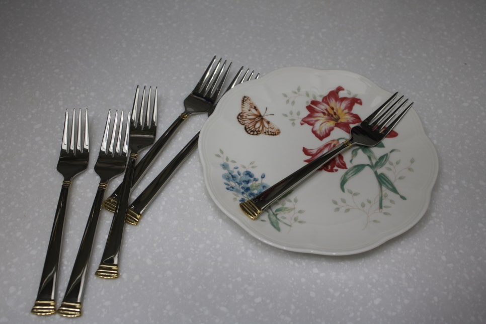 해외직구로 도착한 레녹스 이터니티 골드 포크세트!! 관련 이미지 13