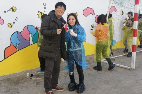 청량정보고 학생들과 함께하는 한마음 벽화그리기!! 관련 이미지 33