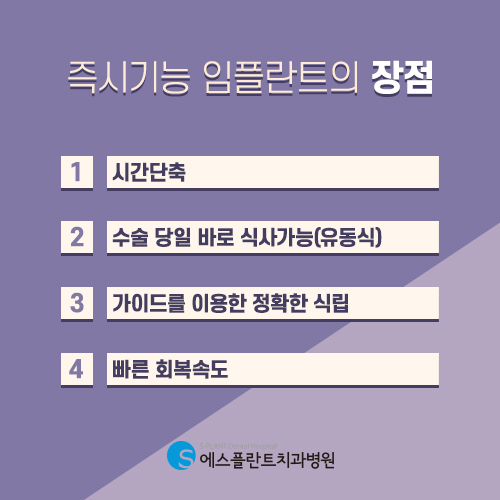 즉시기능 임플란트, 오늘 치료하고 내일 사용하자 [에스플란트 치과병원] 관련 이미지 4