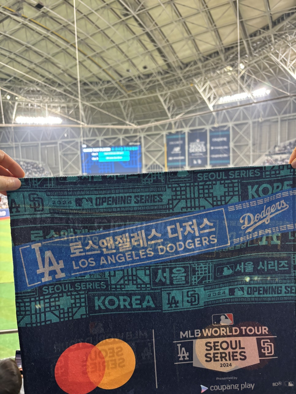 메이저리그 서울시리즈 LA다저스vs샌디에고 파드리스 개막전 다녀왔어요! (MLB 오타니 김하성 선수 MLB월드투어 개막전 쿠팡플레이 고척스카이돔 메이저리거인비절라인) 관련 이미지 9