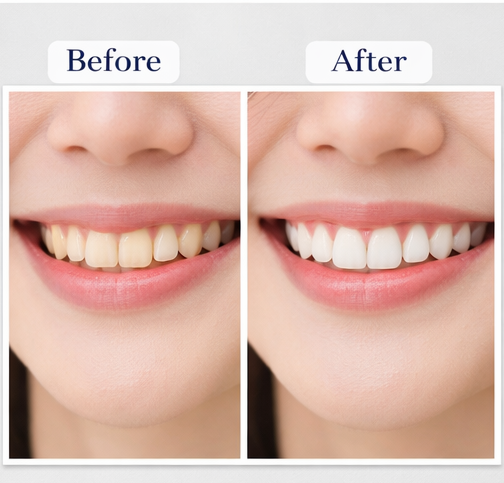 Real Review - 3 to 4 Shade Change in Tooth Brightness, a Natural Whitening Case image 1
