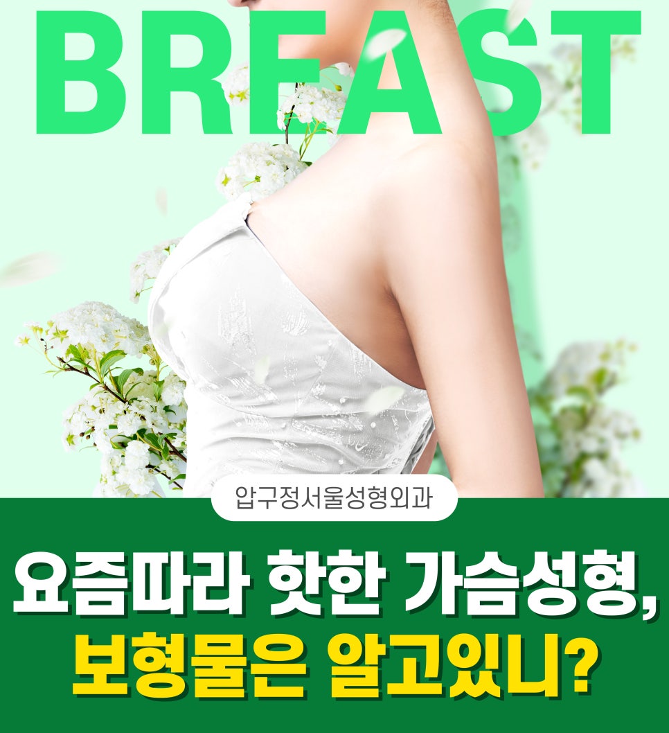 요즘따라 핫한 가슴성형! 가슴 보형물은 무슨 차이일까요? 관련 이미지 1