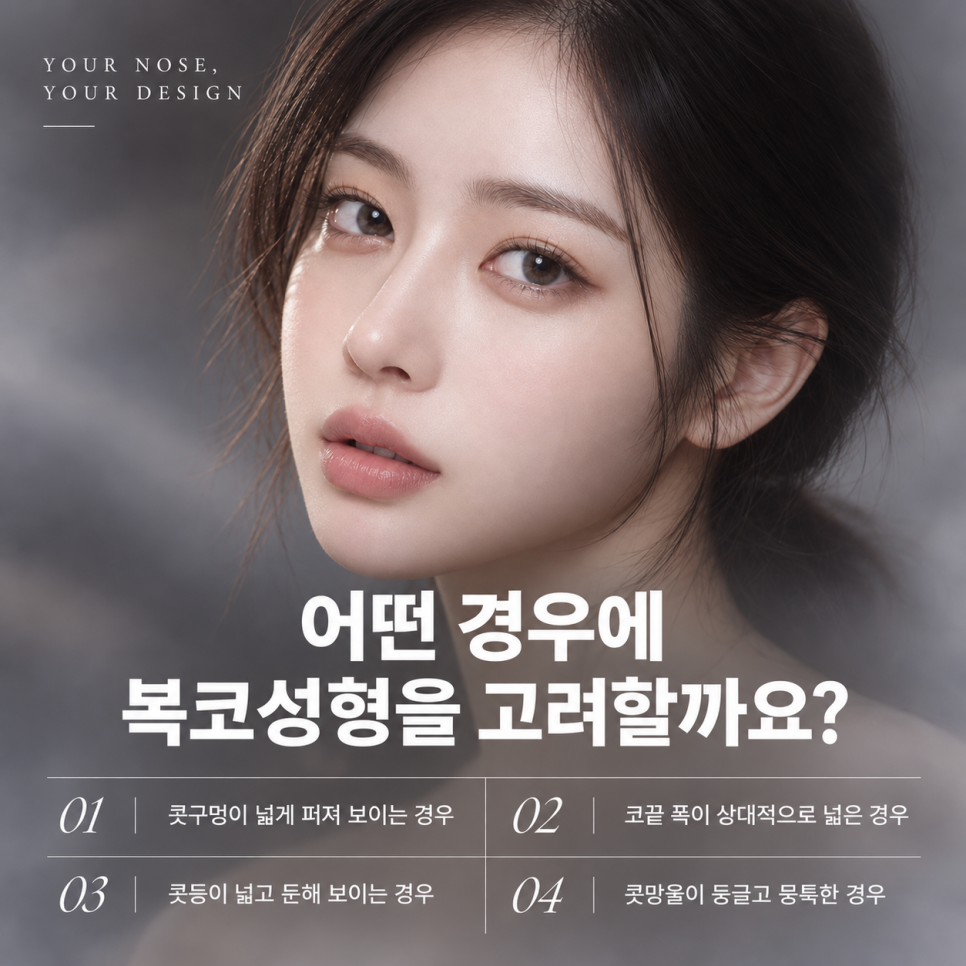 "뭉툭한 코끝 원인과 수술 방법은?" 복코성형 압구정서울성형외과 관련 이미지 3
