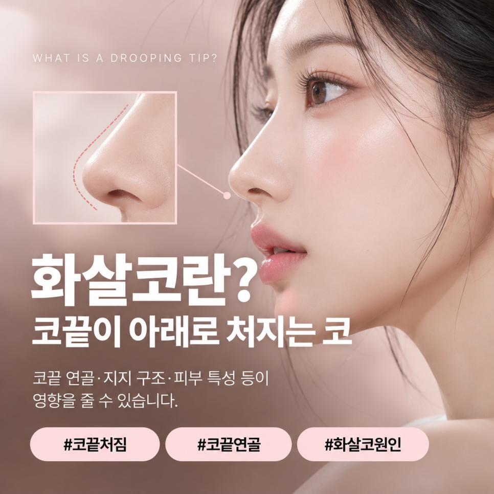 "코끝이 처지는 원인과 수술 방법은?" 화살코 교정 압구정서울성형외과 관련 이미지 2