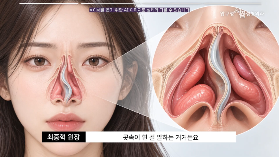 "코성형 후에도 코막힘이 남는다면?" 기능코수술 압구정서울성형외과 관련 이미지 3
