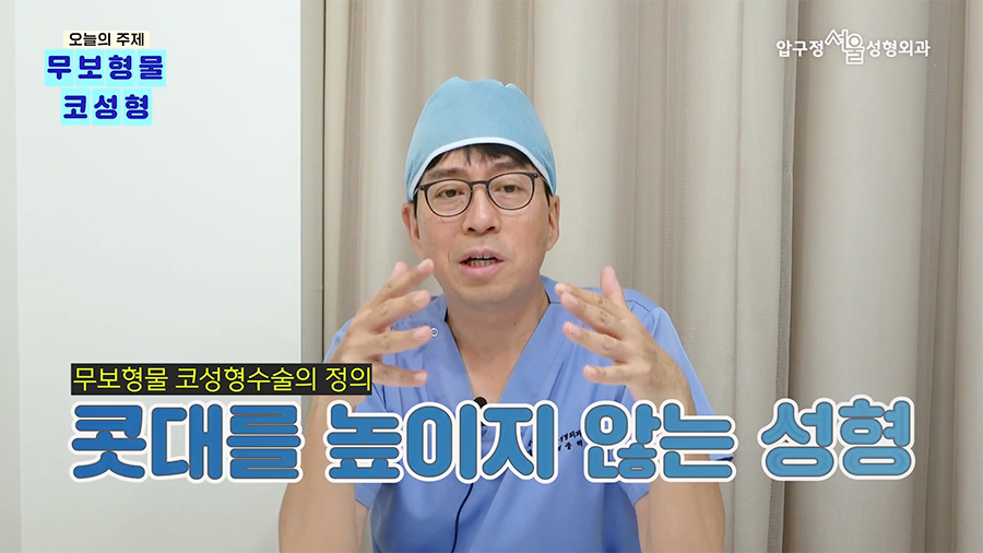 압구정서울성형외과 무보형 코수술 보형물 없이 가능한 코성형의 한계와 장점 관련 이미지 3