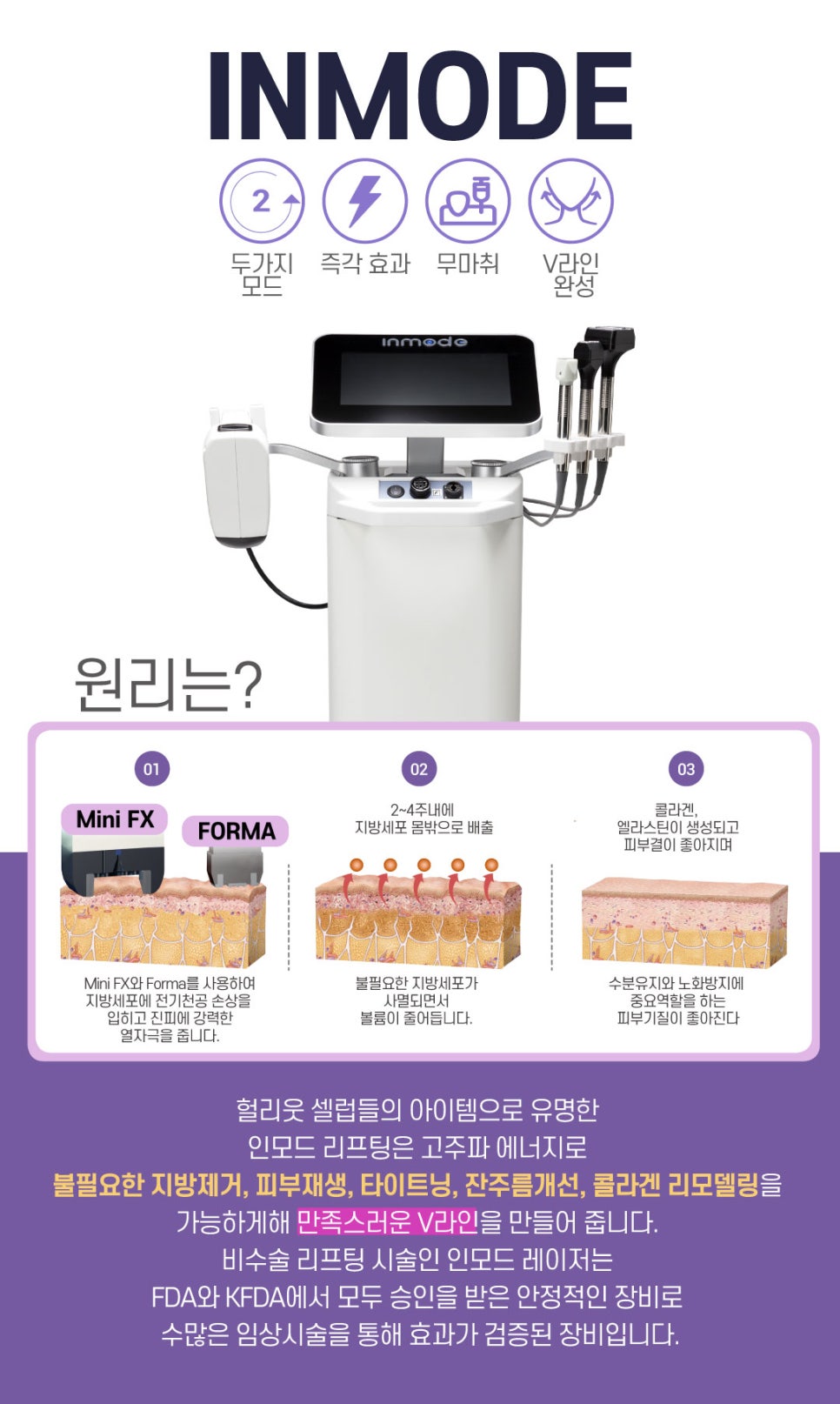 얼굴 라인 정리, 브이라인 리프팅 인모드 제이필의원에서 관련 이미지 3