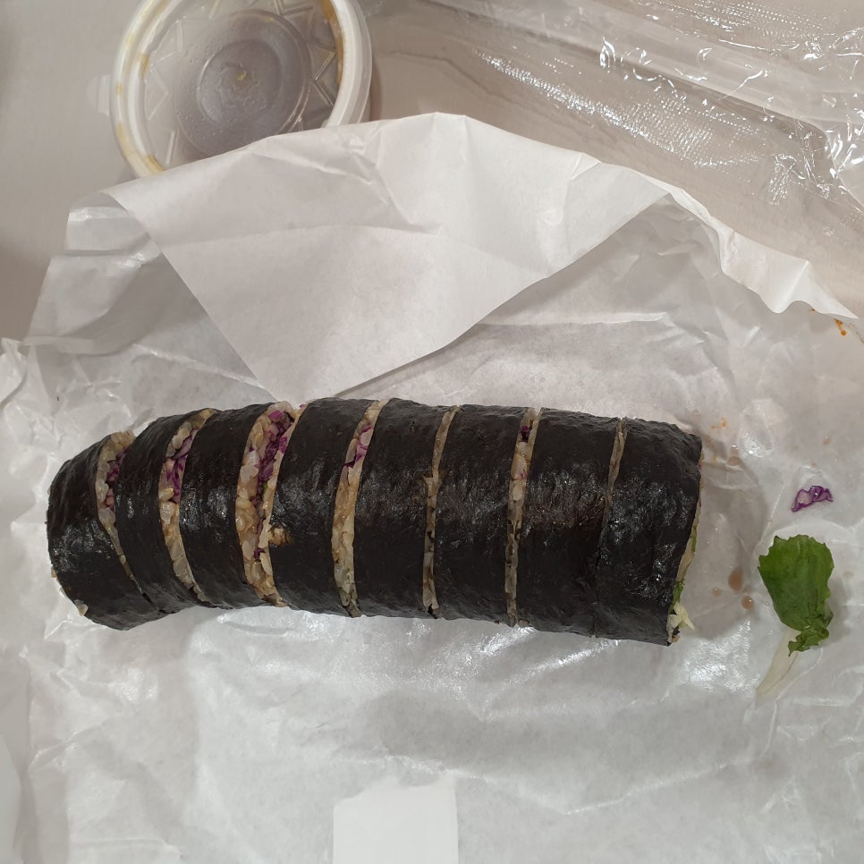 <홍대 김밥>로봇김밥 합정점, 현미 수제비 라볶이&샐러드 김밥 관련 이미지 9