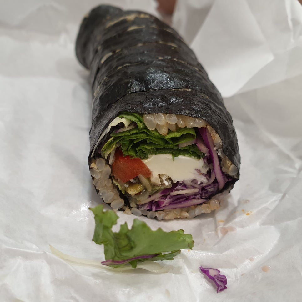 <홍대 김밥>로봇김밥 합정점, 현미 수제비 라볶이&샐러드 김밥 관련 이미지 8