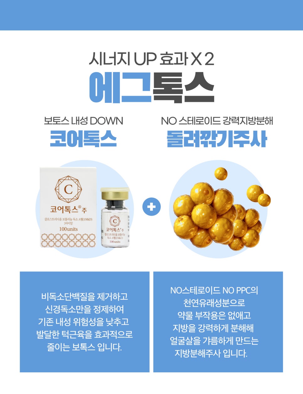 돌려깎기주사와 코어톡스, 내성 적은 에그톡스 관련 이미지 4