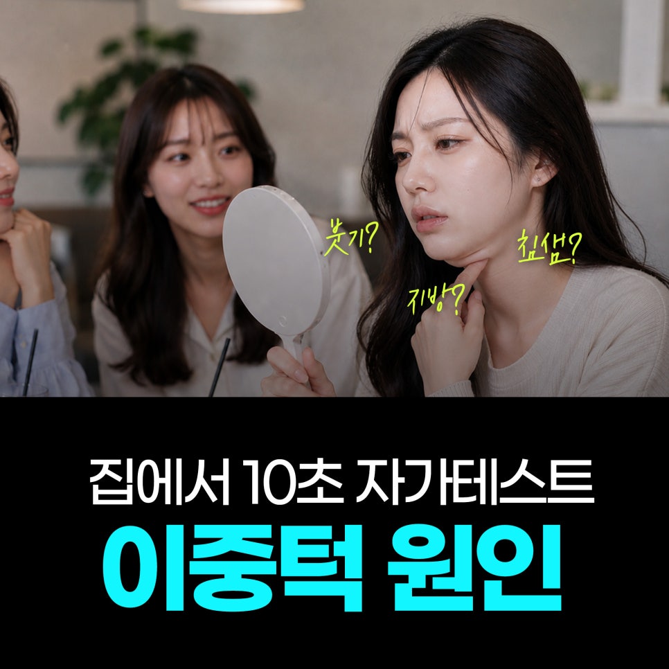 다이어트해도 이중턱이 안 빠지는 이유는? 원인부터 확인해보세요 관련 이미지 1