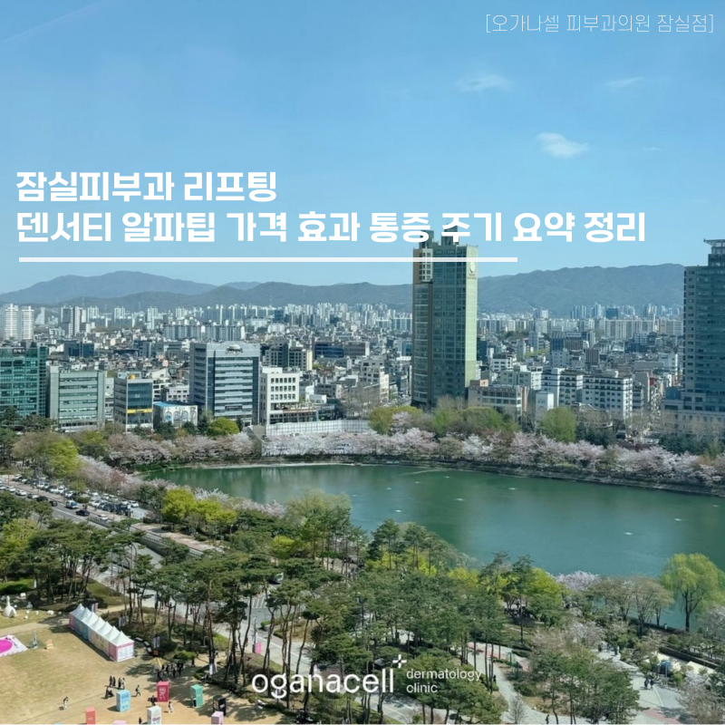 잠실피부과 덴서티 알파팁 가격 효과 통증 주기 요약 정리 관련 이미지 1
