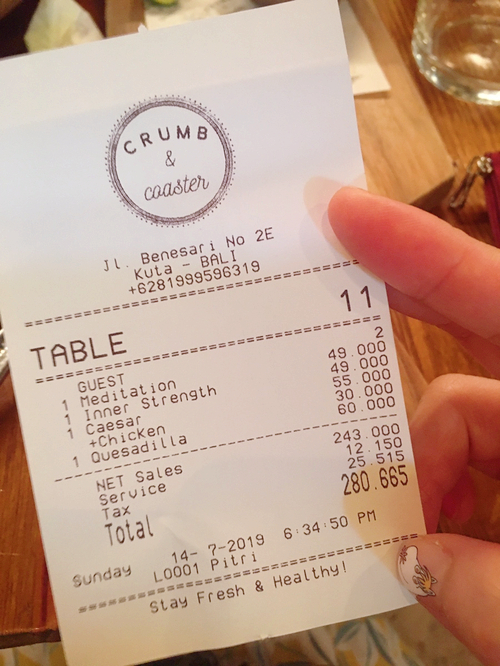 [발리,꾸따] 크럼앤코스터 - 분위기 좋은 뽀삐스트리트 브런치집&hearts; (Crumb&Coaster ) 관련 이미지 10