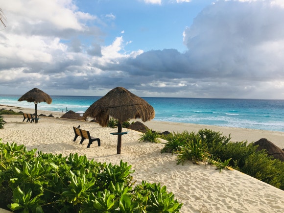 칸쿤 퍼블릭비치에서 신혼여행 스냅촬영 (다온스냅) 관련 이미지 1