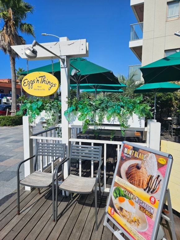 [에노시마] Eggs & things 에그스 앤 띵스 (아침식사, 9월말,10월초 에노시마 날씨) 관련 이미지 7