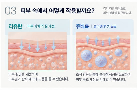 리쥬란 vs 쥬베룩, 어떤 차이가 있을까요? 피부 고민별 선택 기준 관련 이미지 5