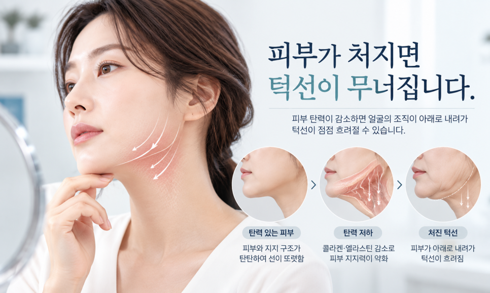 피부가 처진 걸까요, 얼굴살이 늘어난 걸까요? 이중턱&middot;심부볼&middot;턱라인 리프팅 선택 기준 관련 이미지 5