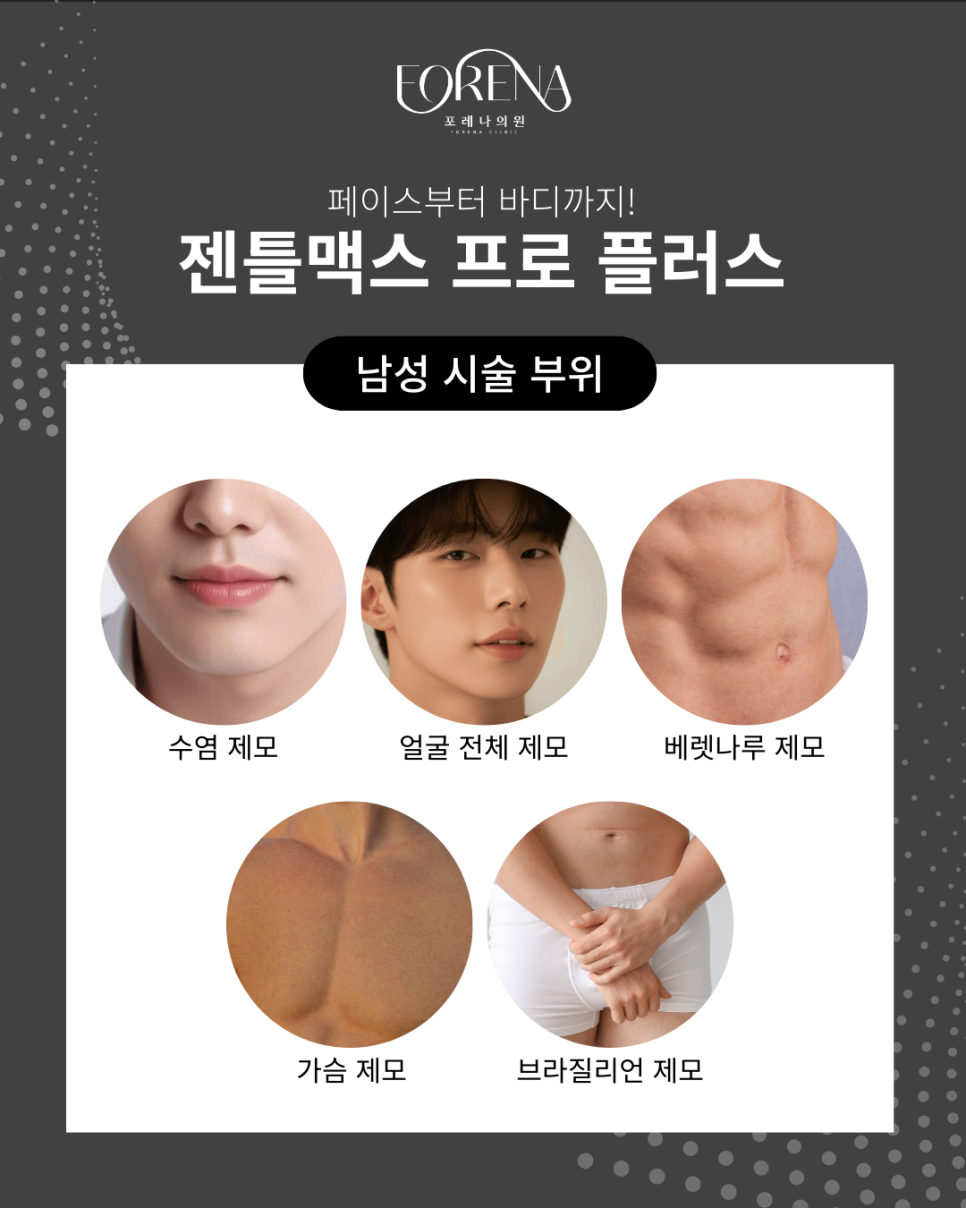 젠틀맥스프로 플러스를 통한 남성제모는 무엇이 다를까요? 관련 이미지 4