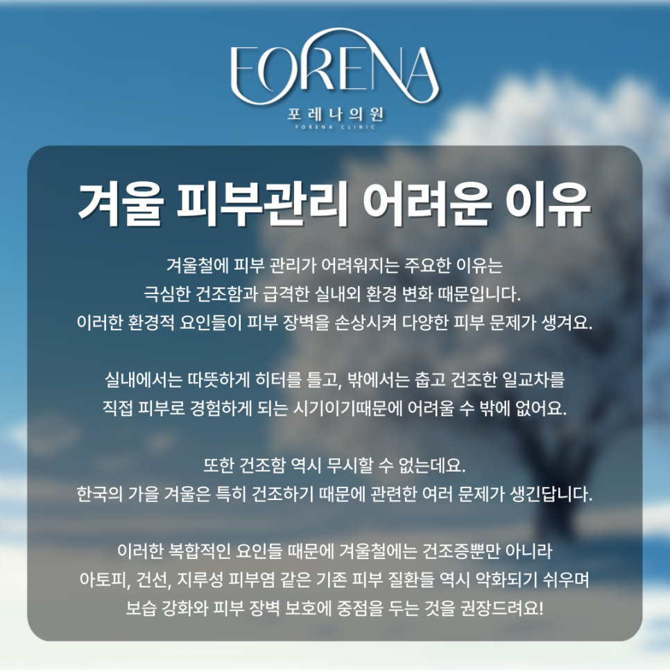 짧은 가을은 스킵! 겨울철 피부관리에 대해 알아보자! 관련 이미지 3
