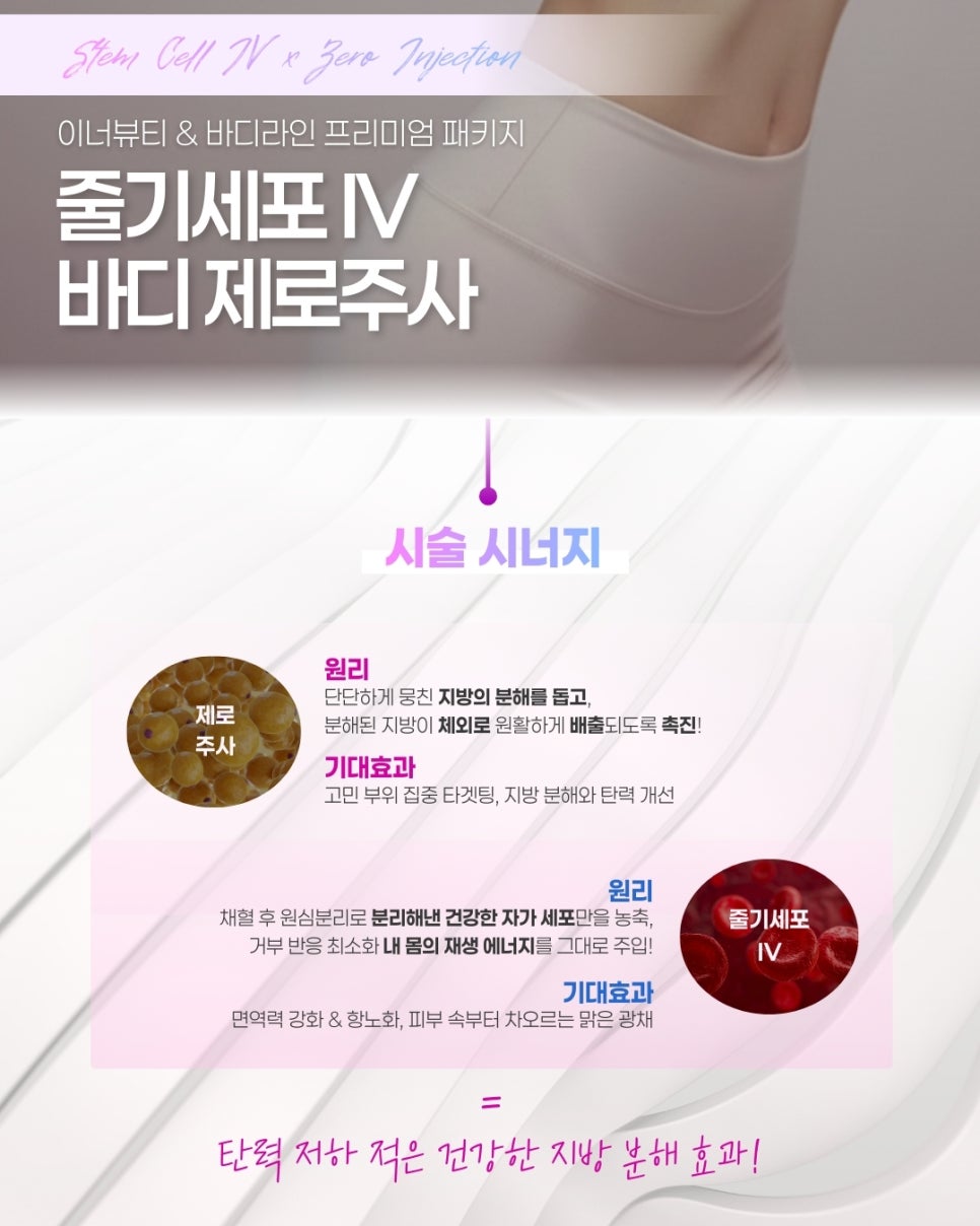 포레나의원 줄기세포 정맥주사 X 울쎄라피 프라임 [ 줄기세포 패키지 소개 4편 ] 관련 이미지 4