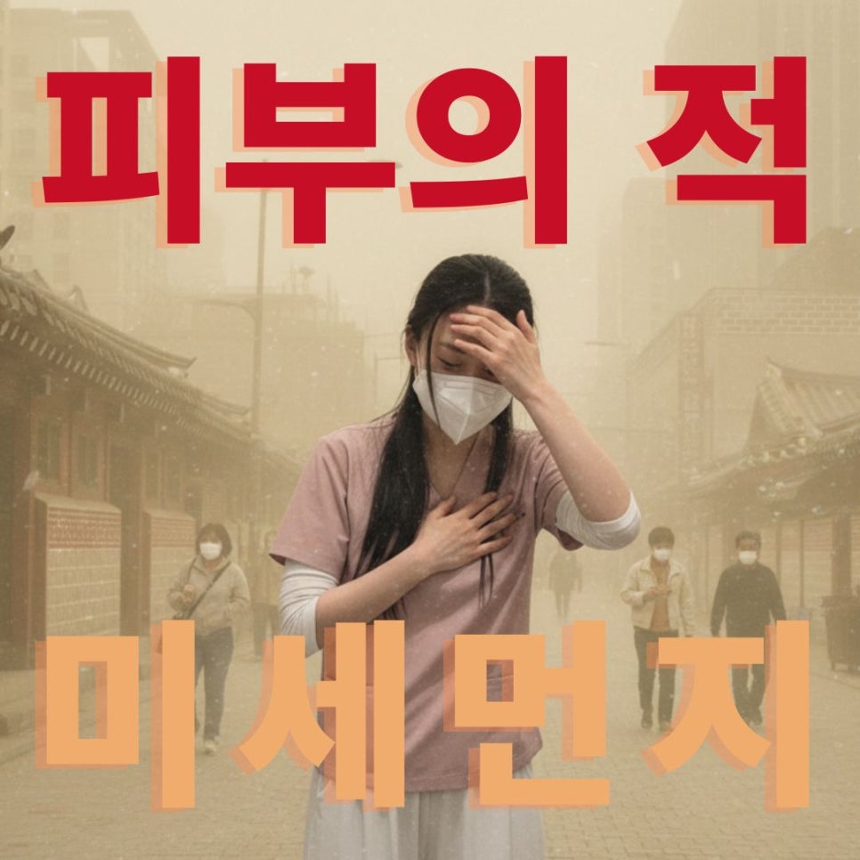 봄만 되면 난리나는 미세먼지 피부에는 과연 어떤 영향을 줄까? 😷  상황별 피부 정보 홍대 포레나의원이 알려드립니다! 관련 이미지 1