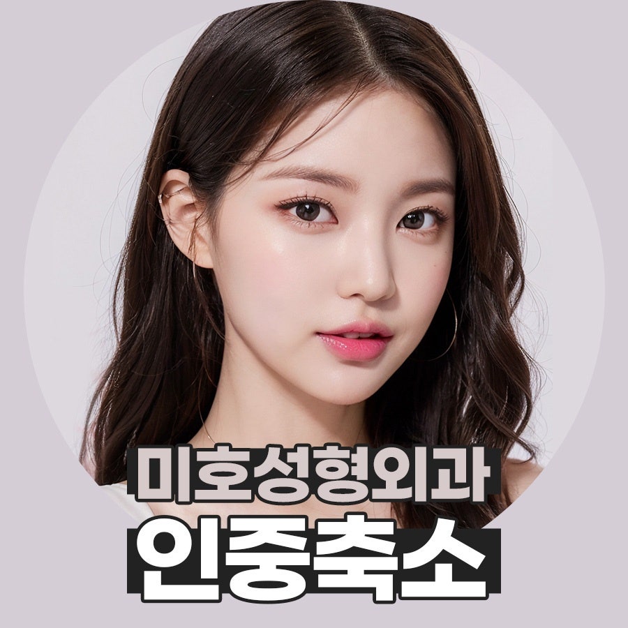 인중축소 중안부 짧은 동안 얼굴로 관련 이미지 15