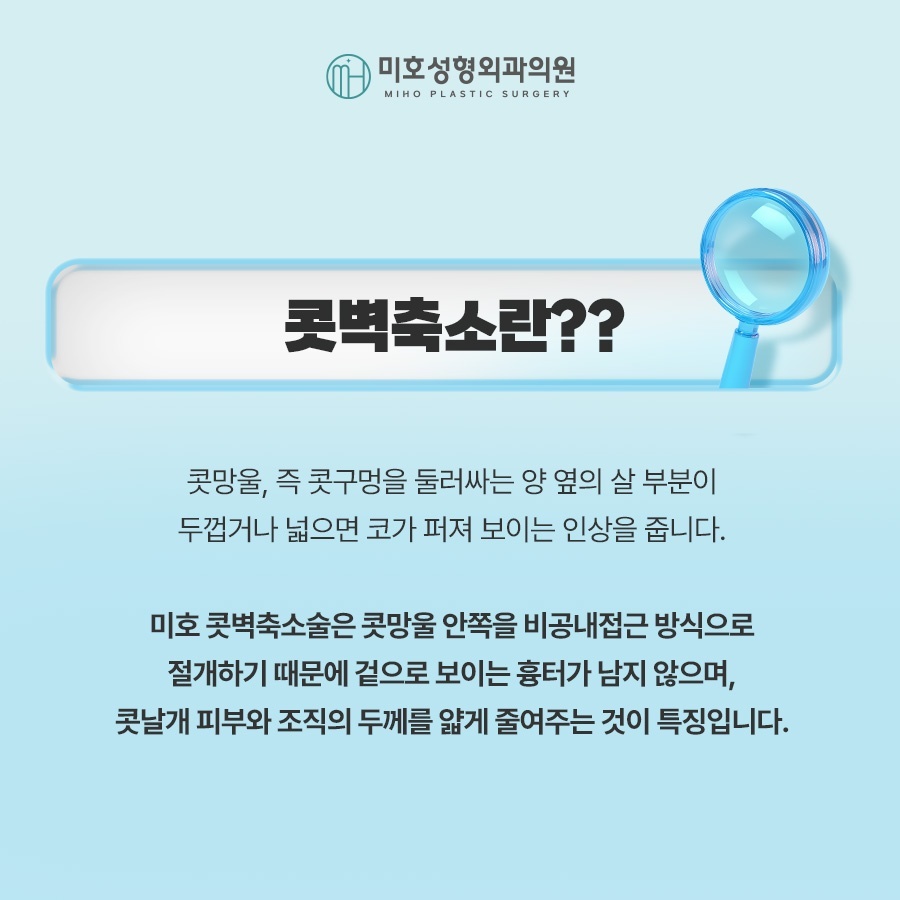 미호 콧벽축소 콧볼축소 방법과 주의 사항 총정리 관련 이미지 2
