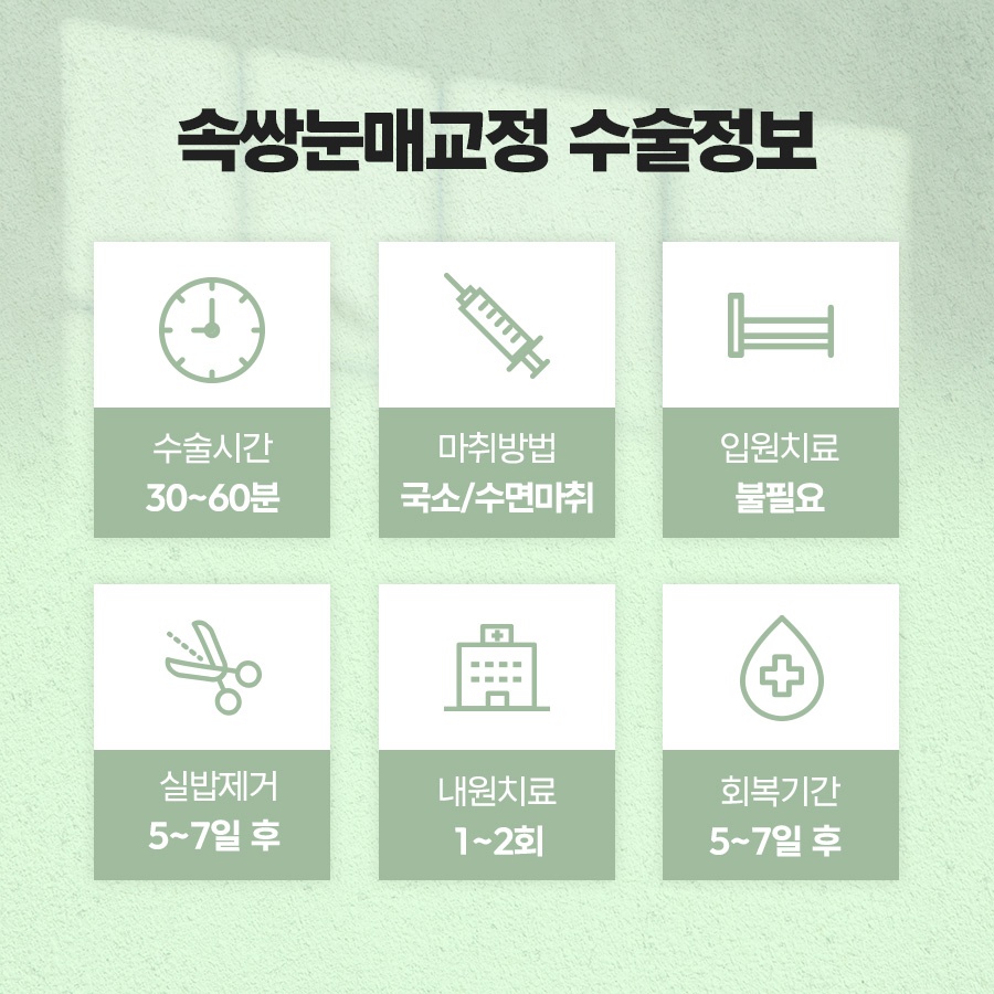 속쌍눈매교정 또렷한 눈매를 원할때 관련 이미지 5