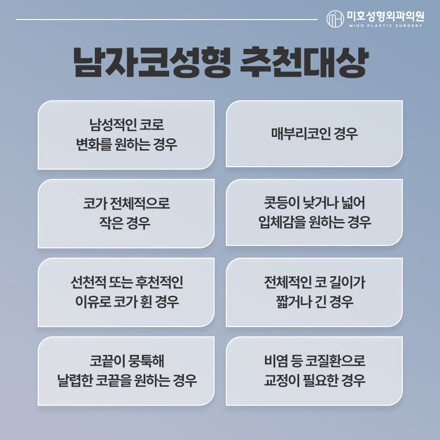 남자코 성별에 따른 차이점을 인지하여 관련 이미지 5