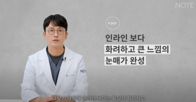 논현역 눈성형 잘하는 곳 노트성형외과의 인라인, 인아웃라인, 아웃라인 쌍꺼풀라인별 쌍꺼풀수술 후 느낌 미리보기 관련 이미지 20