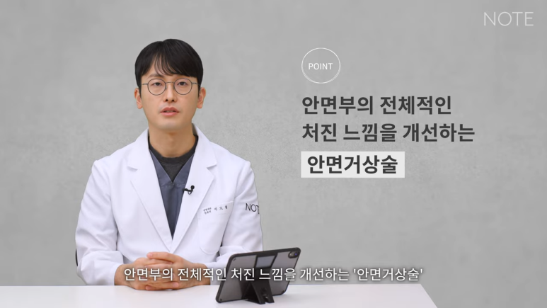 강남 안면거상 리프팅 잘하는 성형외과 추천 논현 노트성형외과의 안면거상 케이스 리뷰 수술 계획 관련 이미지 4