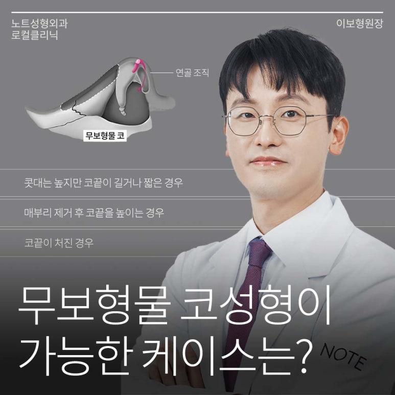 Recommended Nose Surgery Clinic in Nonhyeon: Cases Where Non-Implant Rhinoplasty Is Possible, as Explained by Note Plastic Surgery in Gangnam! image 1