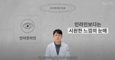 논현역 눈성형 잘하는 곳 노트성형외과의 인라인, 인아웃라인, 아웃라인 쌍꺼풀라인별 쌍꺼풀수술 후 느낌 미리보기 관련 이미지 12