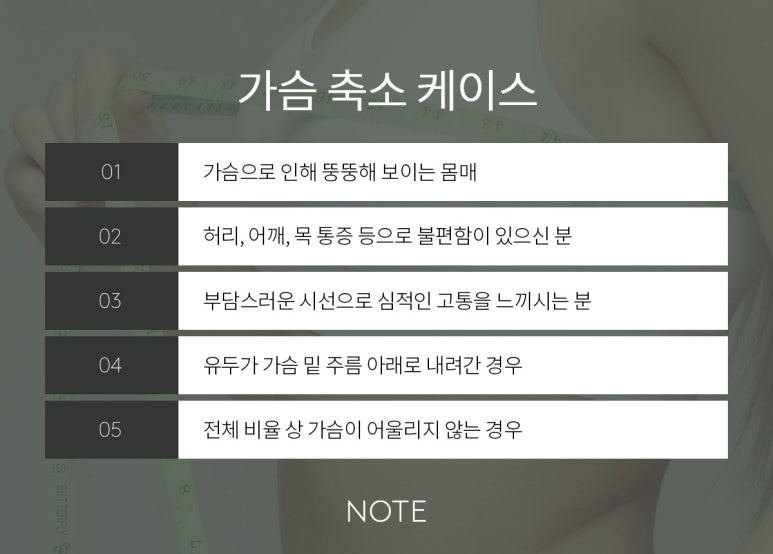[Note Plastic Surgery] Let’s Learn About Breast Reduction! image 1