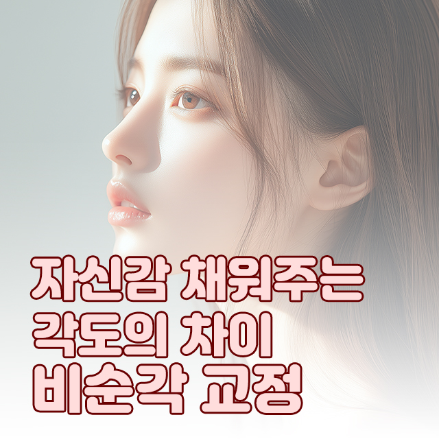 코끝과 입술 라인의 완벽한 비율, 전후 사례로 본 비순각교정 | 코원성형외과 관련 이미지 1