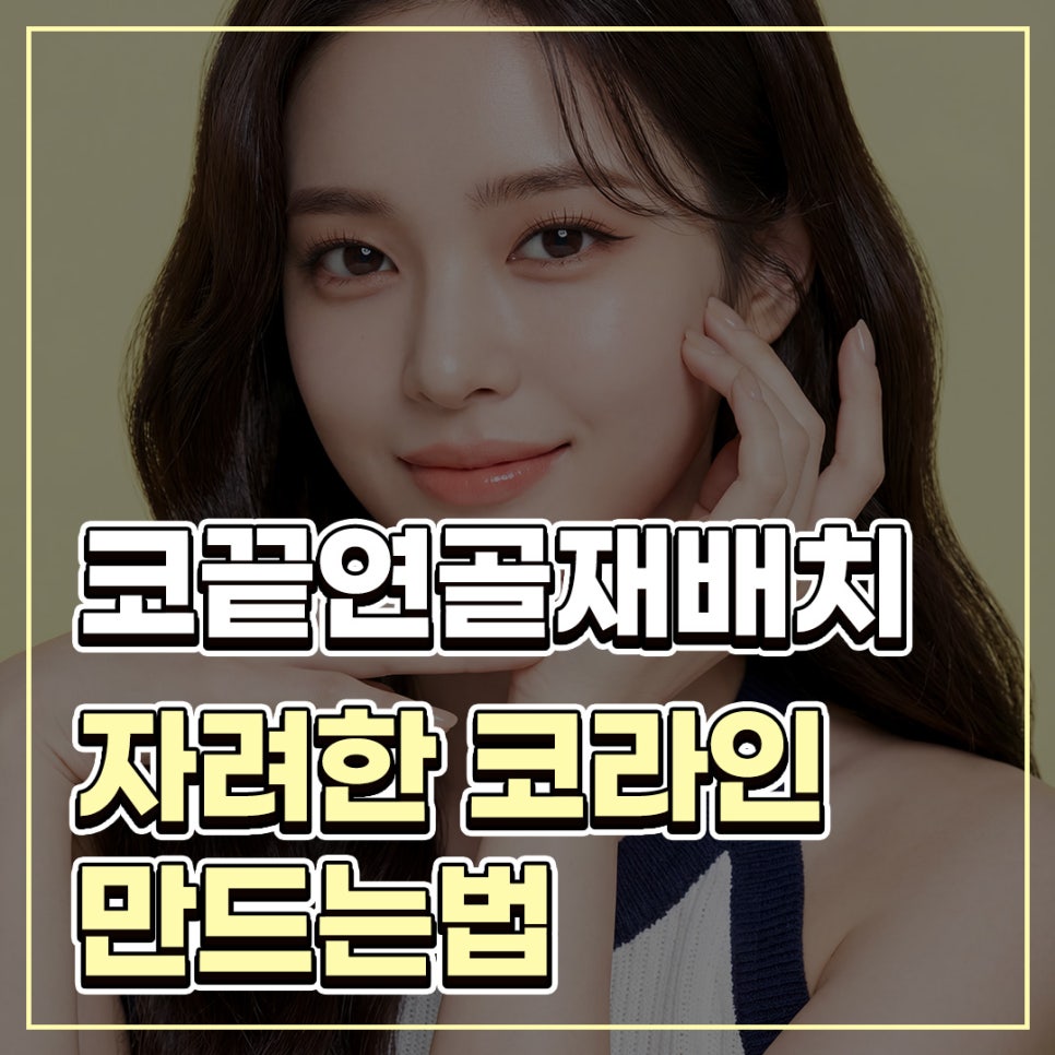코끝연골재배치 자연스러운 자려한 코를 만드는 3가지 포인트 관련 이미지 1