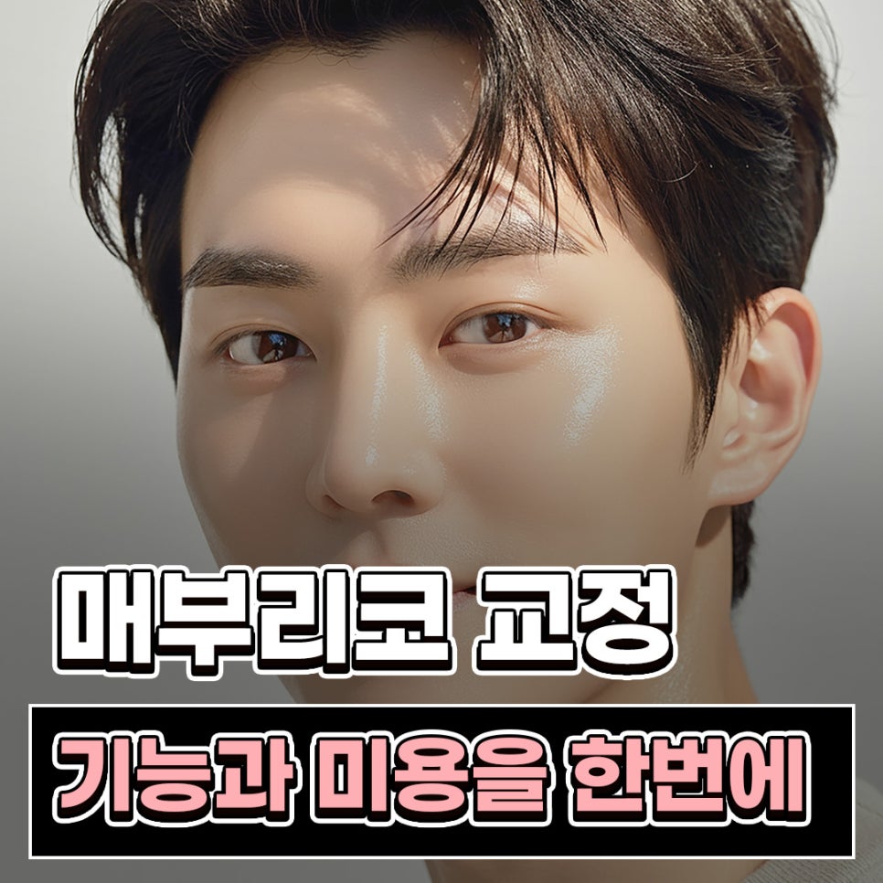 남자매부리코 교정, 비중격만곡증까지 함께 고려해야 하는 이유 관련 이미지 1
