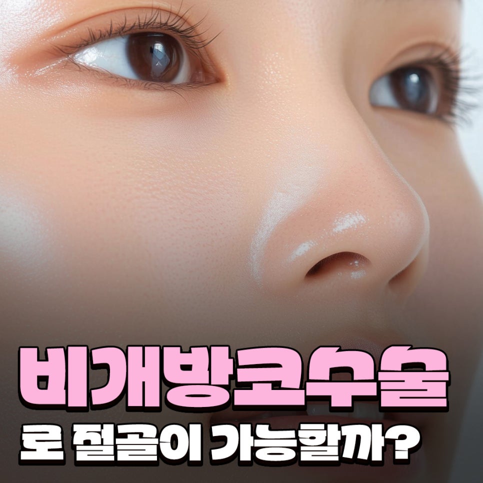 Q. Is non-open nose surgery possible? A complete guide to concerns about general anesthesia image 1