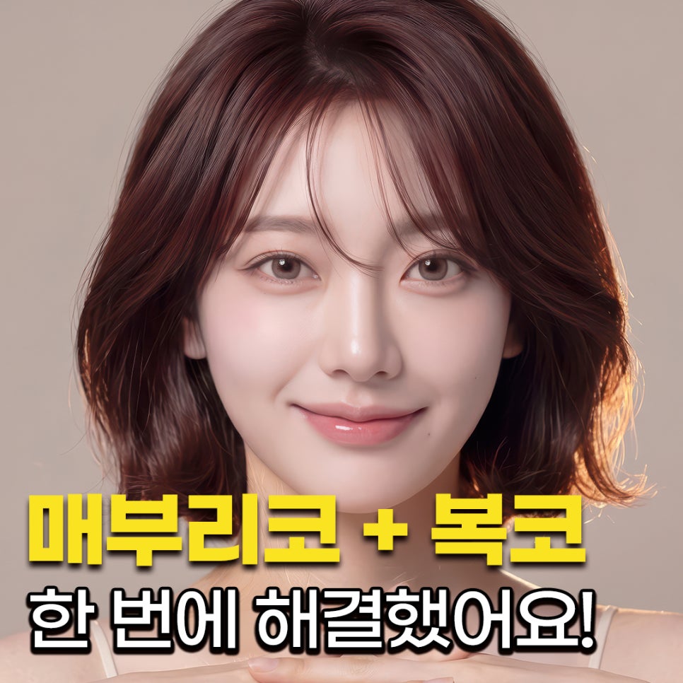 매부리코 교정으로 달라진 복코, 코원성형외과 코수술 사례로 보는 전후 변화 관련 이미지 1