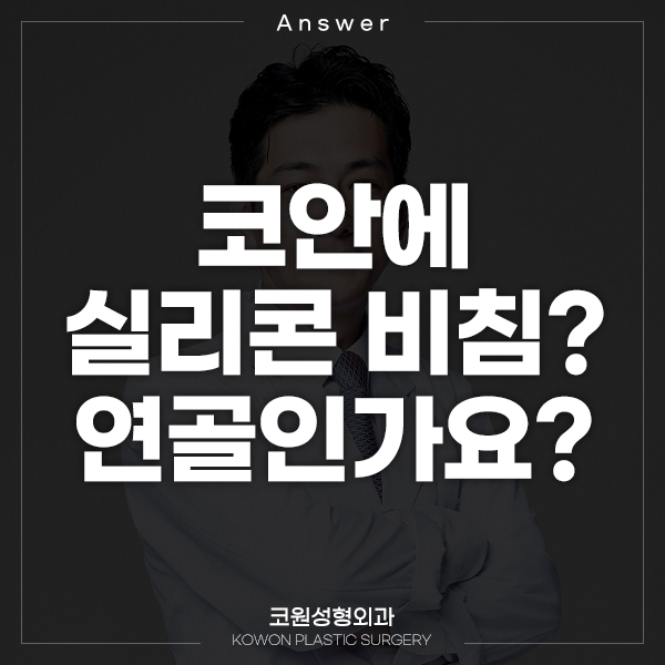 Q. 코안 실리콘 비침? 연골인가요? 관련 이미지 1