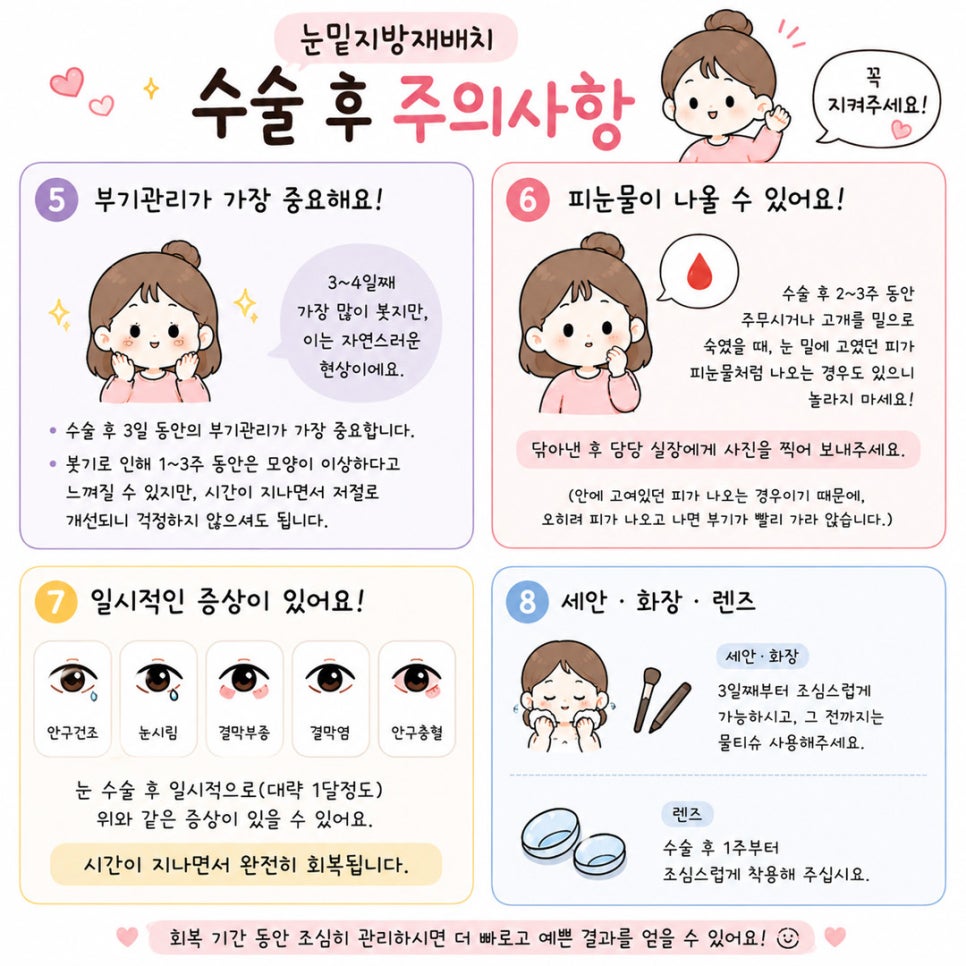 눈밑지방재배치 후 피&middot;눈물&middot;멍&middot;부기 과연 괜찮은 걸까? 관련 이미지 4