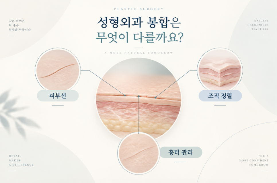 상처 봉합수술, 성형외과에서 해야 하는 이유 관련 이미지 2