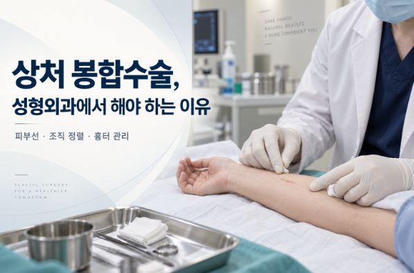 상처 봉합수술, 성형외과에서 해야 하는 이유 관련 이미지 1