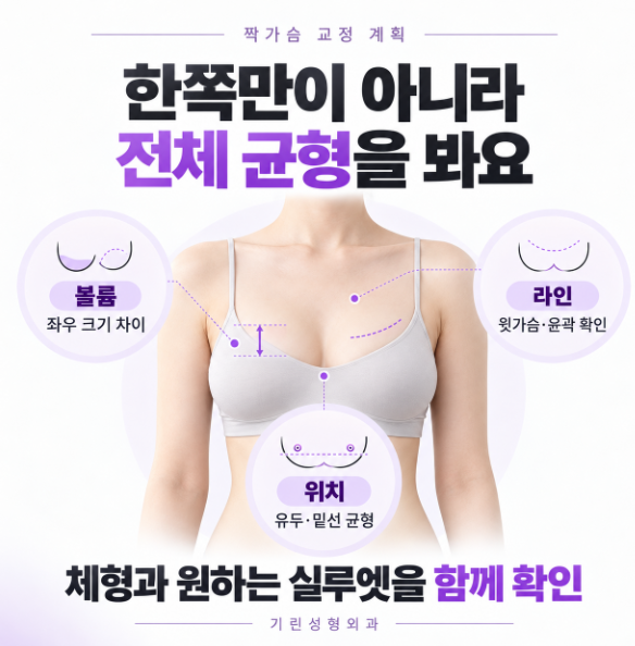 짝가슴 교정, 가슴성형으로 양쪽 크기를 맞출 수 있을까요? 관련 이미지 3