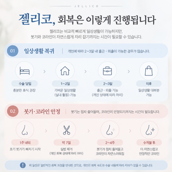 젤리코 회복기간, 출근과 일상생활은 언제부터 가능할까요? 관련 이미지 4