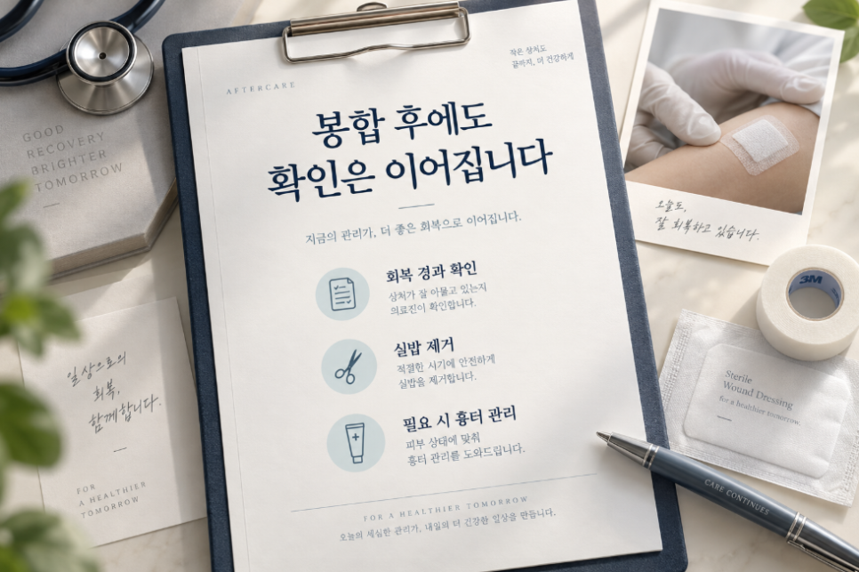 상처 봉합수술, 성형외과에서 해야 하는 이유 관련 이미지 5