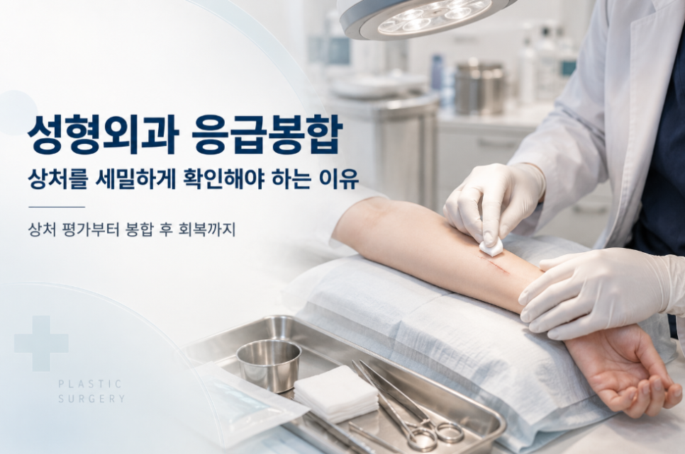 성형외과 응급봉합, 상처를 세밀하게 확인해야 하는 이유 관련 이미지 1