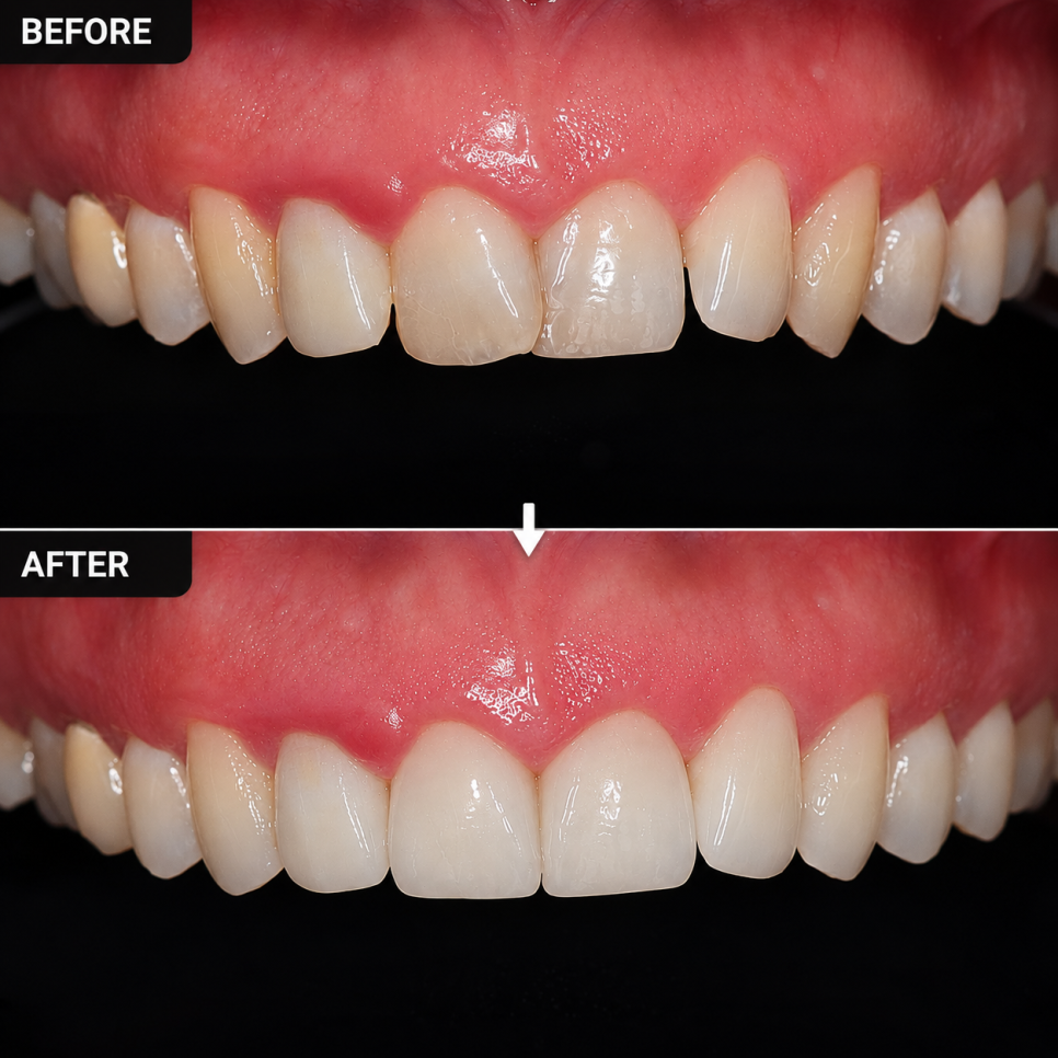 Some Discoloration Cannot Be Resolved with Whitening (Whitening vs. Veneers) image 5