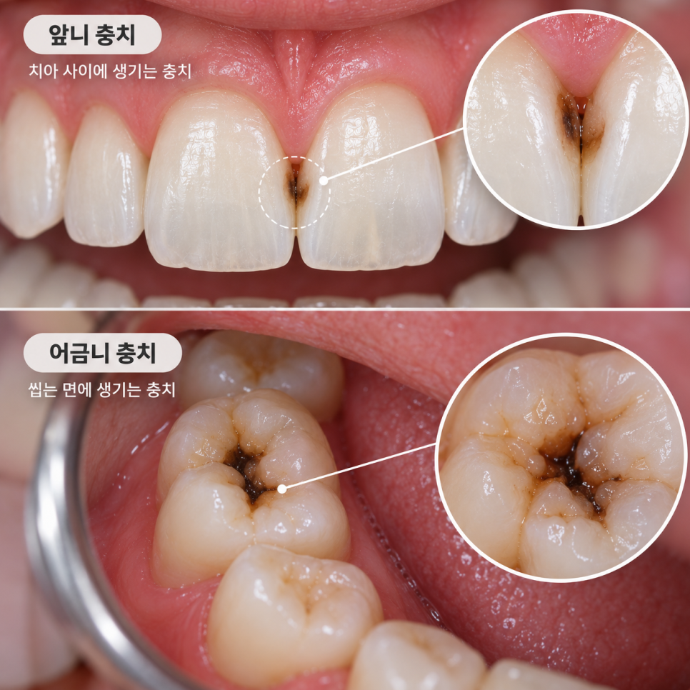 앞니 충치, 양치 잘하는데 왜 생길까요? 앞니 사이 충치 원인 관련 이미지 3